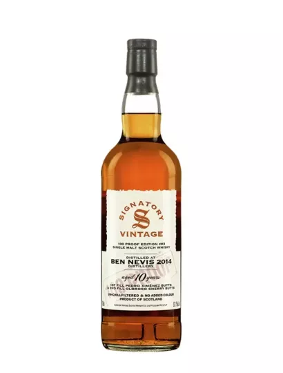 Ben Nevis 10 YO 2014 100 Proof 63 Signatory Vintage 57.1% | MonWhisky.fr
