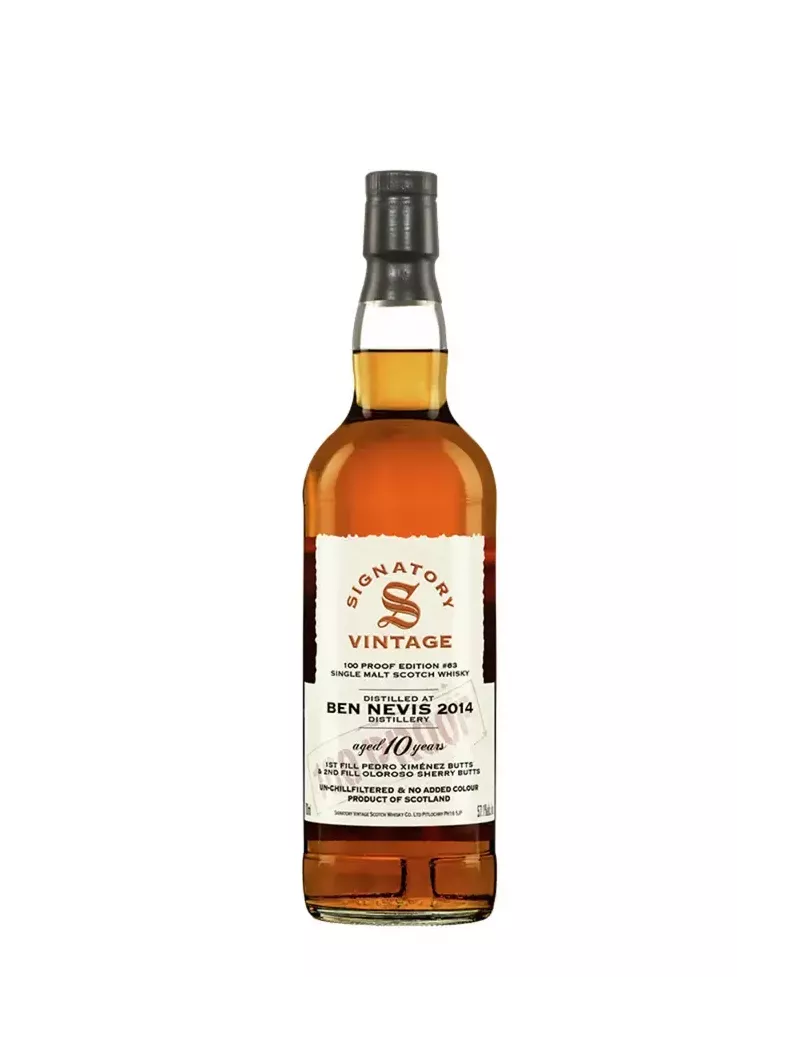 BEN NEVIS 10 ans 2014 100 Proof 63 S.V 57.1%
