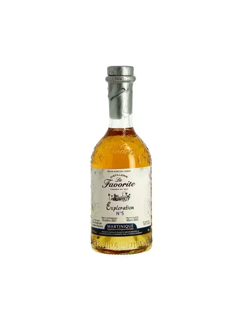 La Favorite Exploration n°5 Rhum Ambré 51.5 %