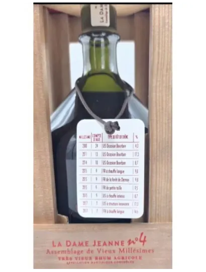 Rhum JM - Dame-Jeanne n°4  47,6%