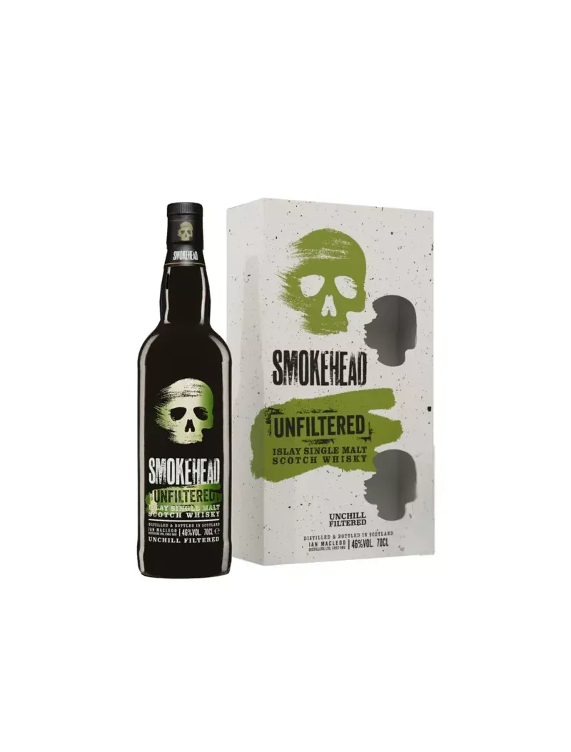 Smokehead Unfiltered 46% – Peated Islay Single Malt | MonWhisky.fr