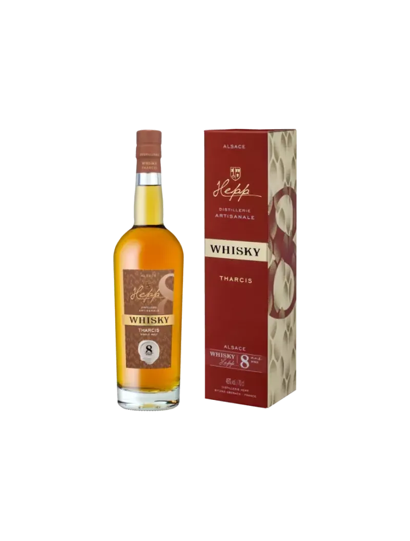 HEPP Tharcis 8 ans Single Malt 45% + étui