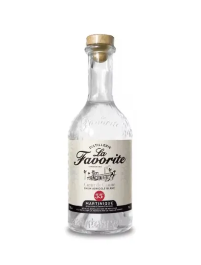 White Rum LA FAVORITE Cœur de canne Blanc 55% - MonWhisky