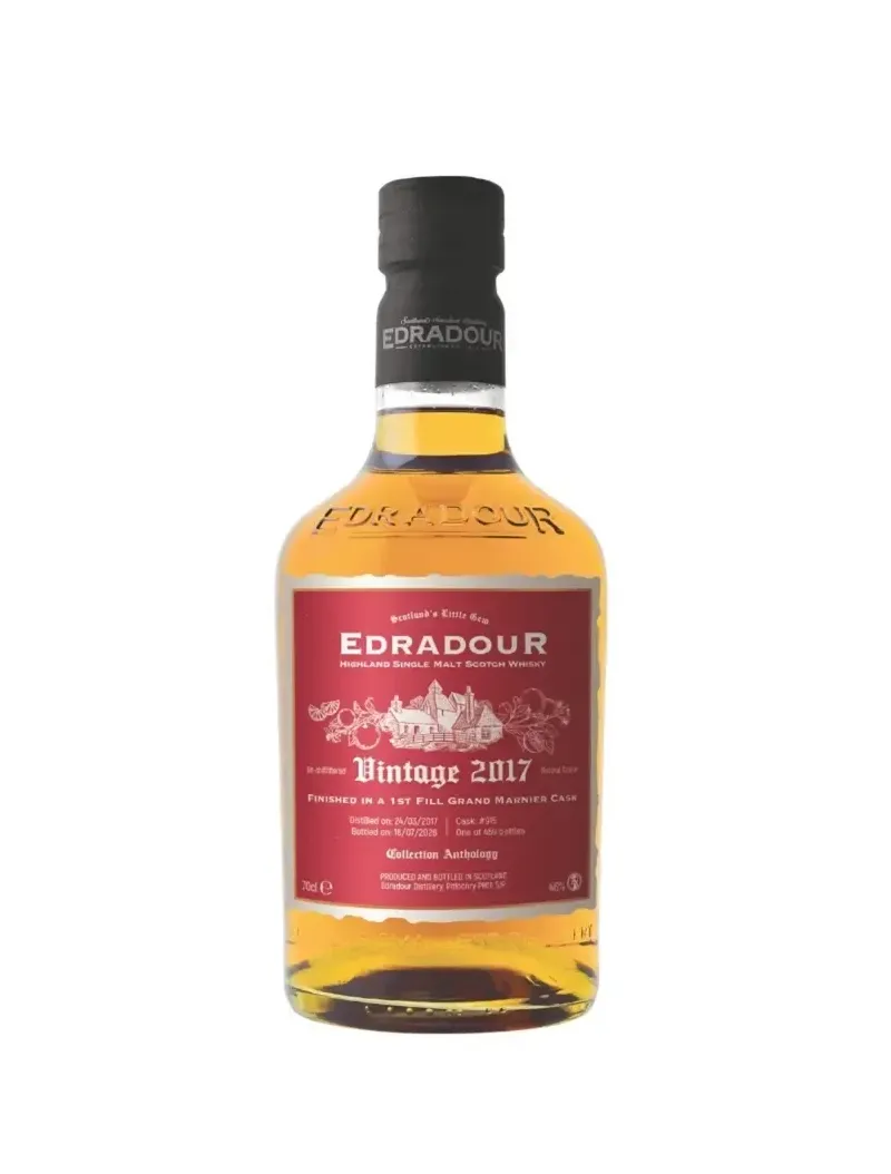 Whisky EDRADOUR 9 ans 2017 Grand Marnier 46% | MonWhisky.fr