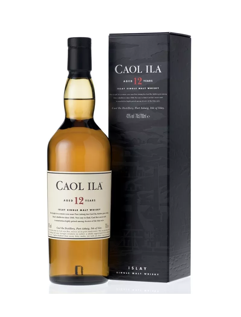 Whisky CAOL ILA 12 ans 43% - Single Malt Tourbé d\'Islay